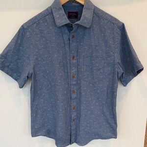 UNTUCKit Blue Patterned Casual Shirt